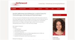 Desktop Screenshot of hoerbewusst.de