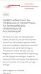 Mobile Screenshot of hoerbewusst.de