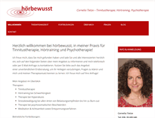 Tablet Screenshot of hoerbewusst.de